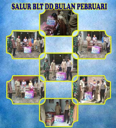 Salur BLT DD Dampak Covid-19 Bagian Bulan Pebruari 2021